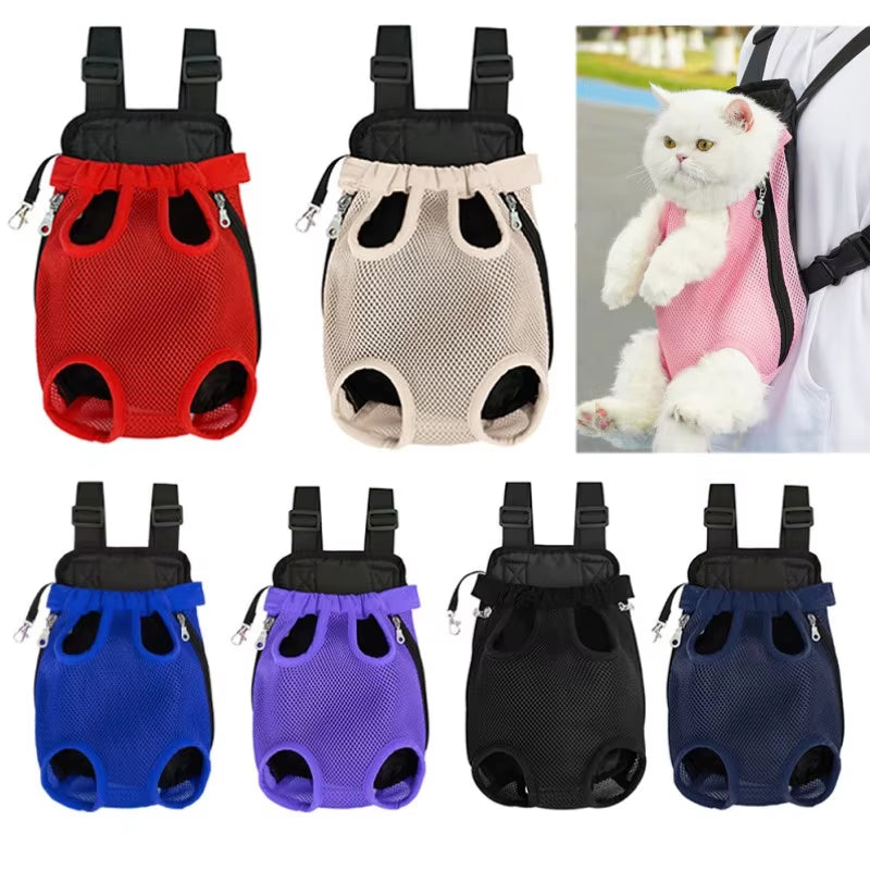 PawPouch™ – Front-Facing Pet Carrier Backpack