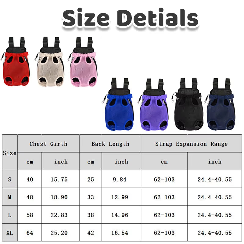 PawPouch™ – Front-Facing Pet Carrier Backpack