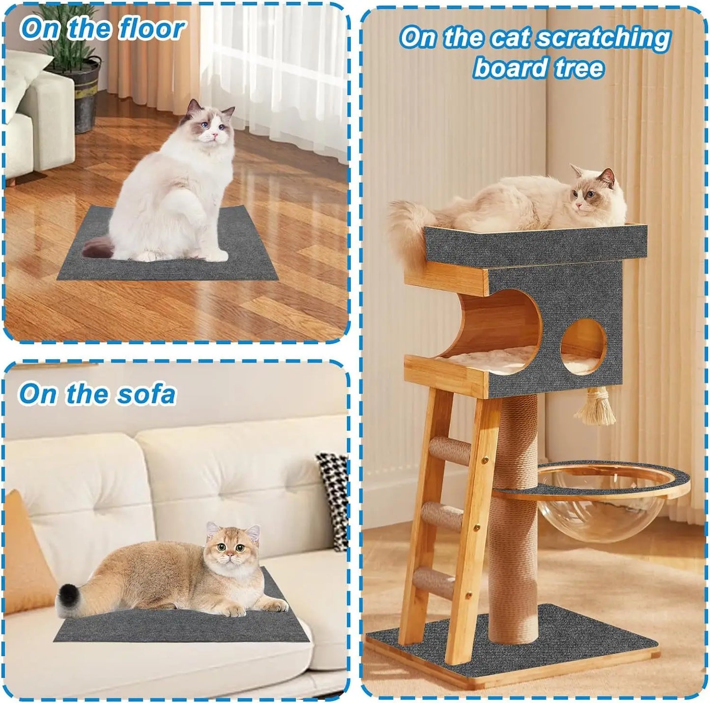 CatClimb™ – Adhesive Scratch & Climb Carpet for Cats