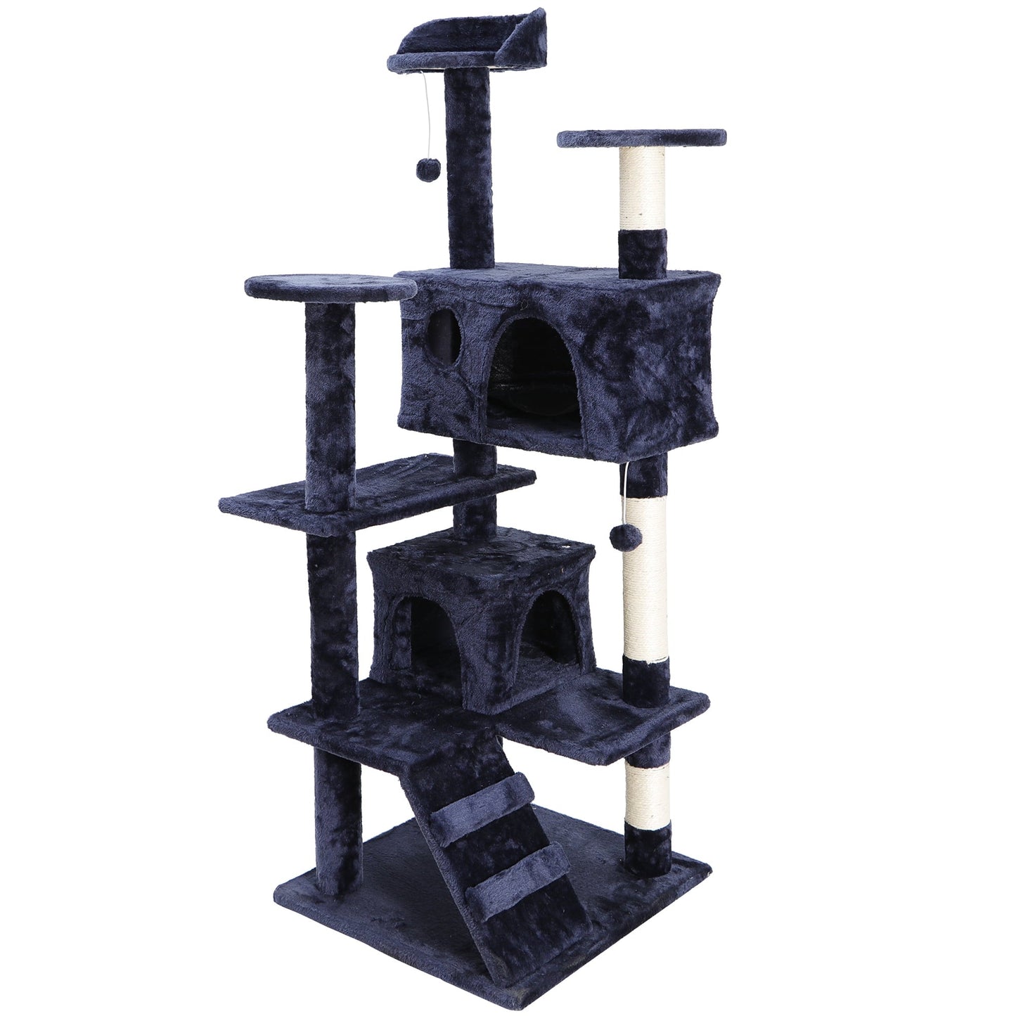TowerPaws™ – 53" Cat Tree with Condos & Scratching Posts
