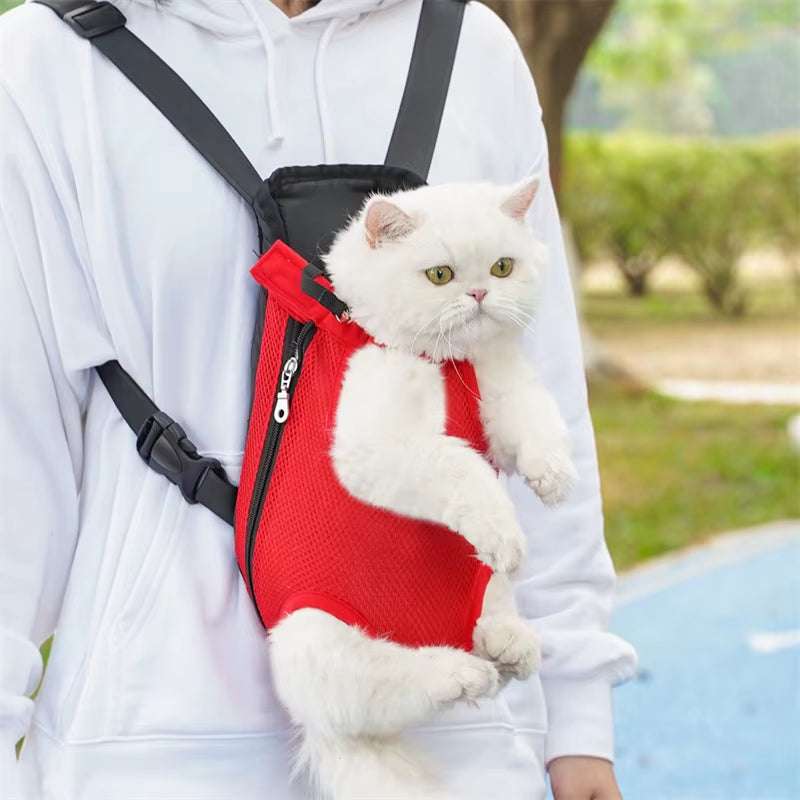 PawPouch™ – Front-Facing Pet Carrier Backpack