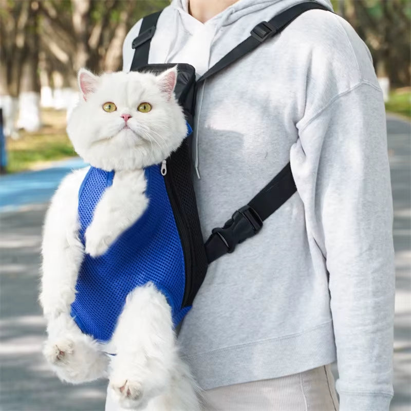 PawPouch™ – Front-Facing Pet Carrier Backpack