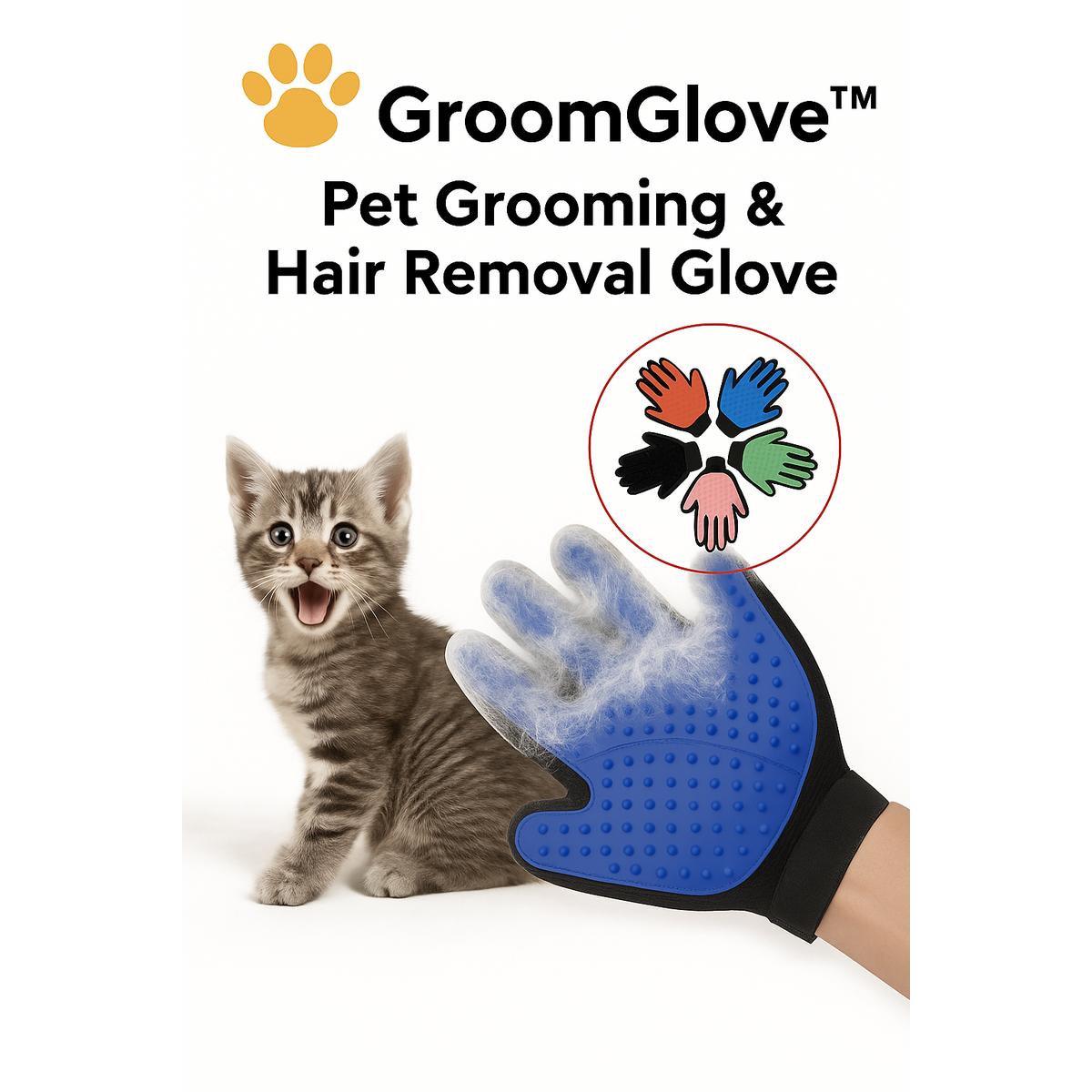 GroomGlove™ – Pet Grooming & Hair Removal Glove