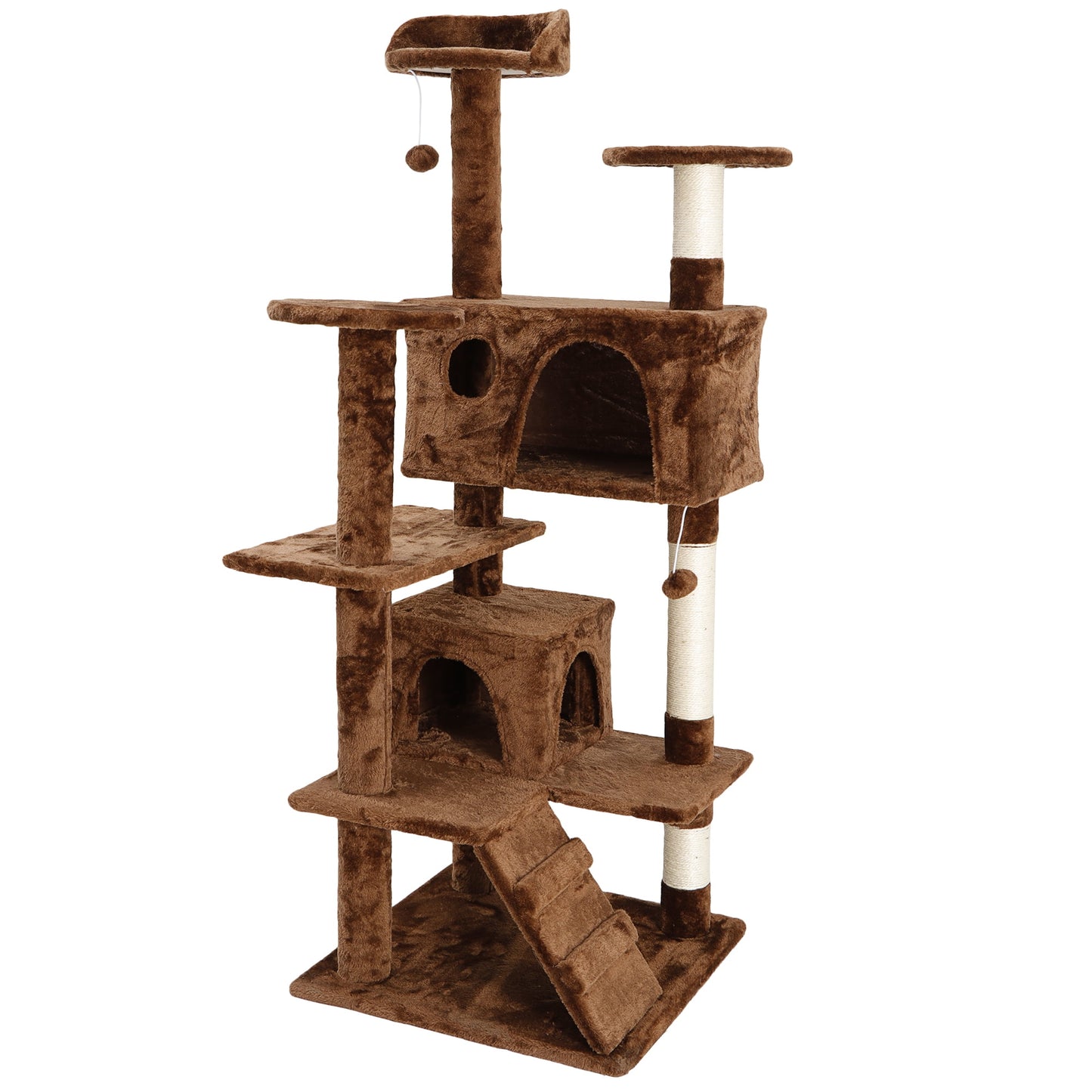 TowerPaws™ – 53" Cat Tree with Condos & Scratching Posts