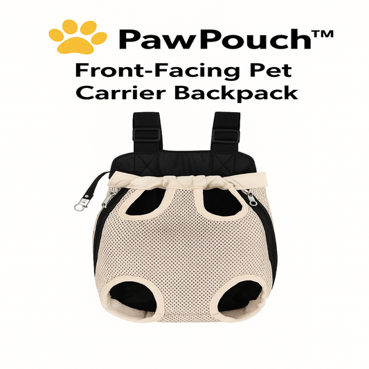 PawPouch™ – Front-Facing Pet Carrier Backpack