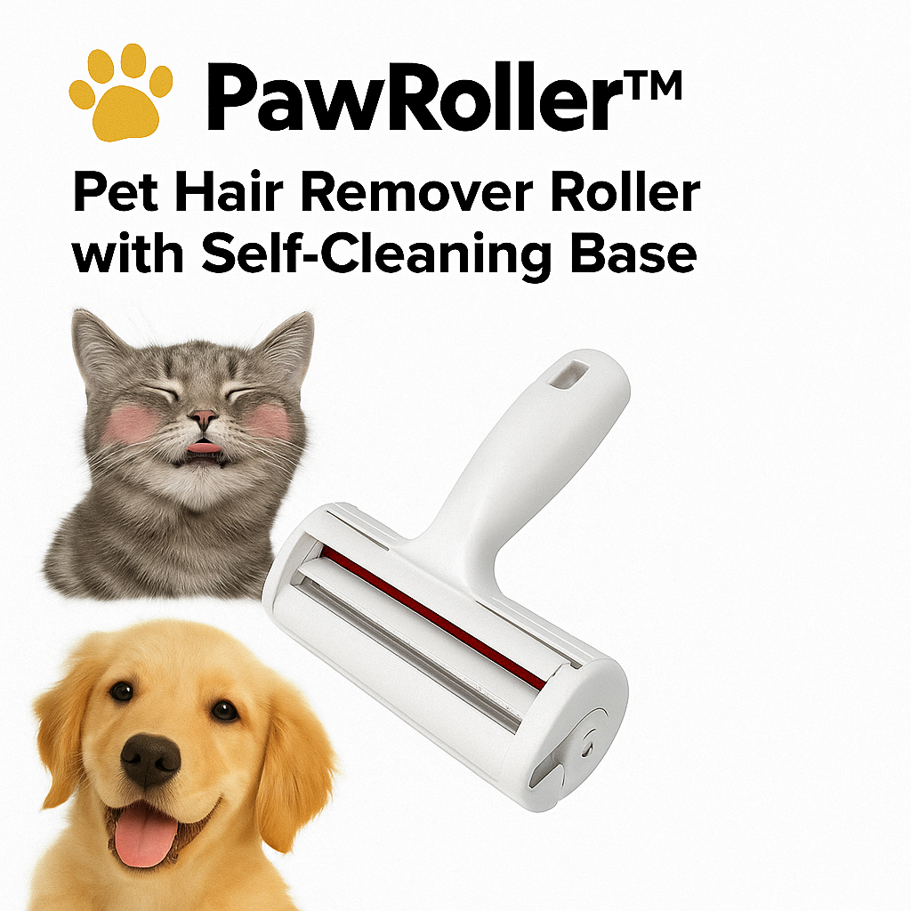 PawRoller™ – The Ultimate Pet Hair Remover Roller