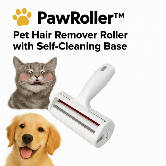 PawRoller™ – The Ultimate Pet Hair Remover Roller