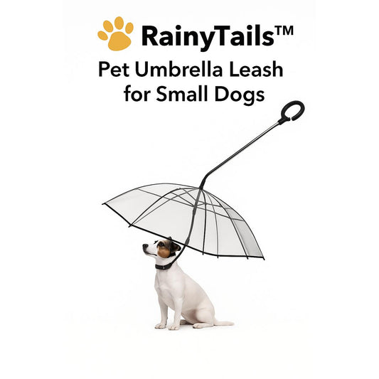 RainyTails™ – Pet Umbrella Leash for Small Dogs