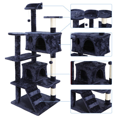 TowerPaws™ – 53" Cat Tree with Condos & Scratching Posts