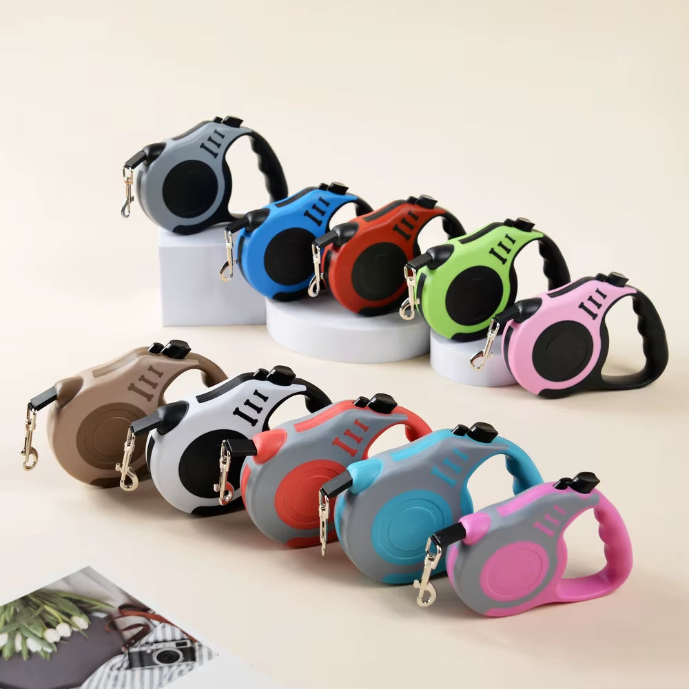 FlexiPaw™ – Retractable Dog Leash for Safe & Stylish Walks